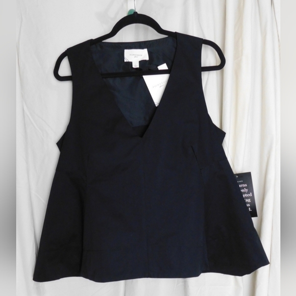 NWT Black Structured Lana Top Size Large by Pomander Place - Picture 8 of 9